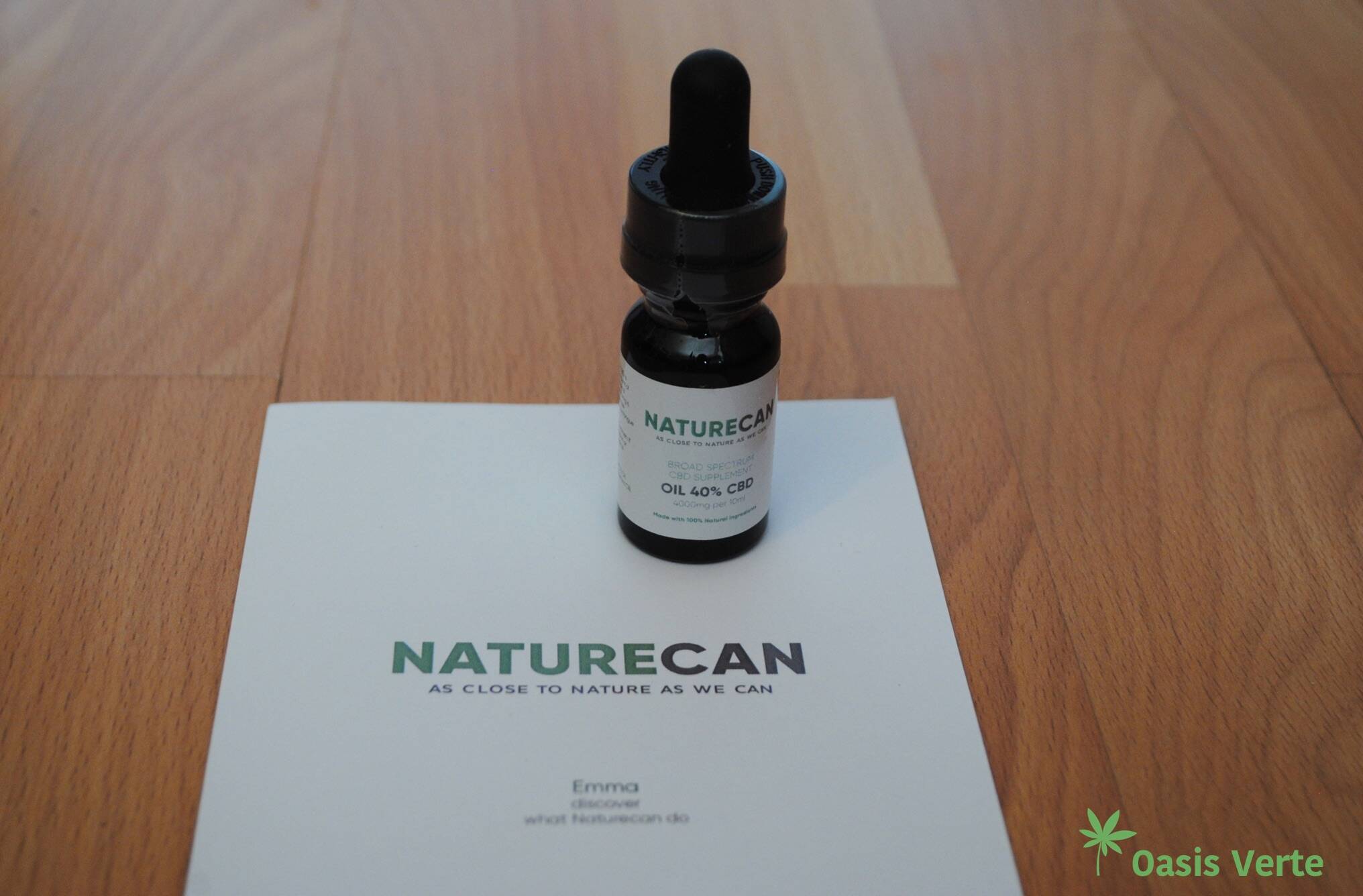 livraison huile cbd naturecan 40